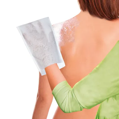 Produktbild von Basic Plus - Waschhandschuhe - leicht, fusselfrei, weiss - 50 Stück