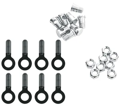 Produktbild von SKS 10189 - Bolzen, Muttern und Endkappen für BLUEMELS Radschützer - 8er Set