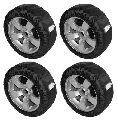 Produktbild von 4x Reifentasche für 14" 15" 16" 17" Autoräder Reifenhülle Reifensack Reifentüte