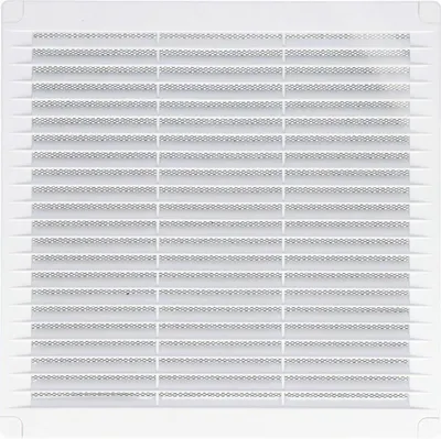 Image de Grille Aération Carrée Edm Ventilation, Moustiquaire, Abs Blanc - Edm