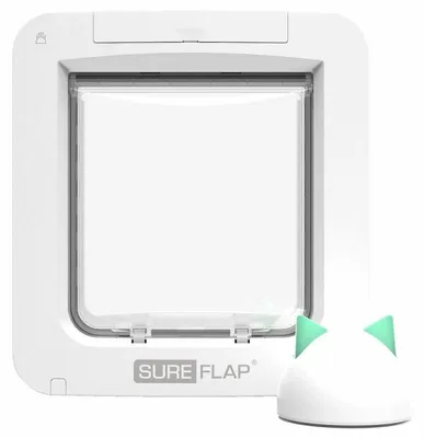 Produktbild von SureFlap Set Mikrochip Haustierklappe Connect & HUB Handy App gesteuerte Klappe