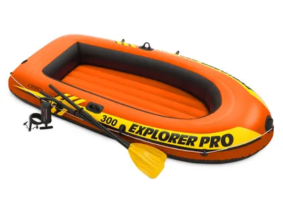 Zdjęcie produktu dla Ponton Explorer PRO 300 Set 244 x 117 x 36 cm wiosła + pompka INTEX 58358