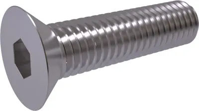 Produktbild von Schraube M5 x 16 DIN 7991 Edelstahl A2 - Packung 500 Stück