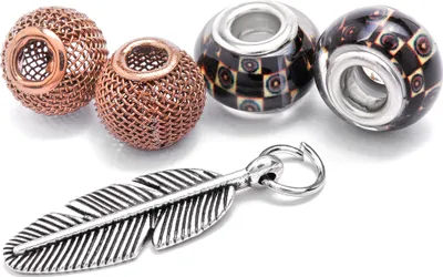 Produktbild von Charms Feather", 5tlg.