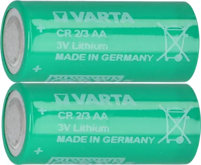 Produktbild von Varta CR 2/3 AA 3V 1350mAh Lithium Batterie – 2er-Set
