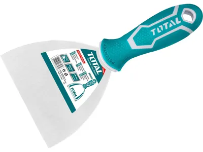 Image de Spatule Total THT831256 Spatule, 125mm, industrielle, acier inoxydable, traitée thermiquement et polie