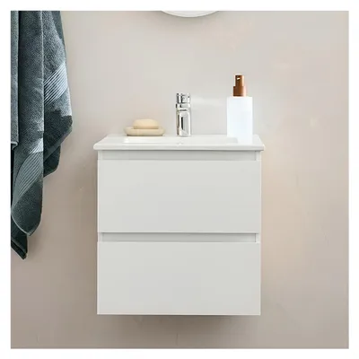 Image de Meuble vasque SORRENTO 45cm et robinet chromé