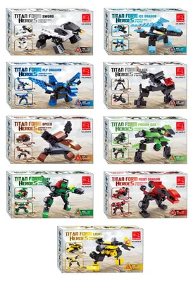 Immagine prodotto di Titans robot set di costruzioni 3 in 1