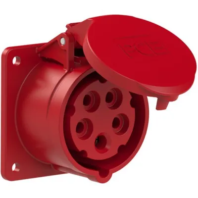 Obrázok produktu pre PCE CEE zásuvka pre povrchovú montáž priama 16A 5p 6h IP44/54 TT 400V