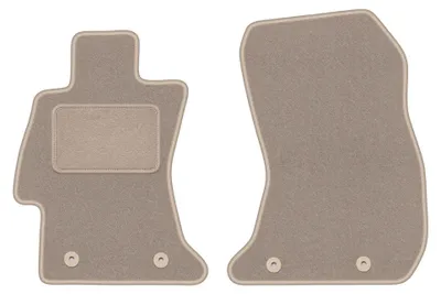 Image de Tapis avant en moquette pour Subaru Levorg 2014- (break) – 2 pièces, beiges, sur mesure – Wielganizator LUX