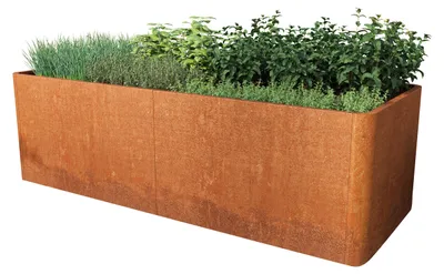 Immagine prodotto di PRIMEYARD Orto rialzato MARIO, acciaio corten, look ruggine 200x80x80 cm