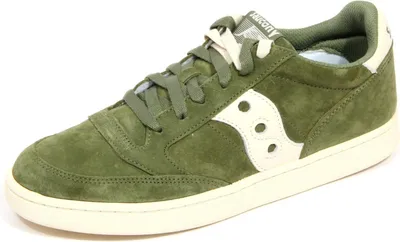 Immagine prodotto di H1852 sneaker uomo SAUCONY JAZZ COURT uomo scarpe scamosciate verde