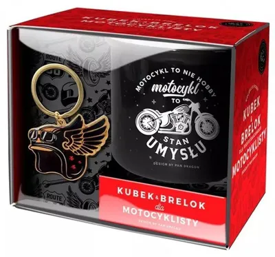 Produktbild von Zestaw kubek + brelok Hobby-Motocykl