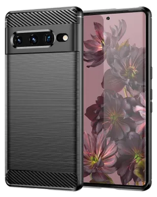 Immagine prodotto di Custodia in carbonio per Google Pixel 7 Pro custodia protettiva per telefono cellulare TPU cover custodia per telefono cellulare