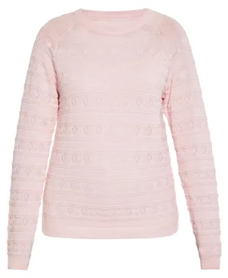 Image de Pull pour femme Jeona - rose pâle. Pull pour femme Jeona - rose pâle, L