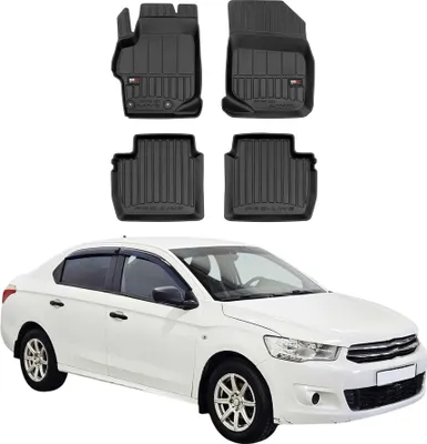 Obrázok produktu pre Podlahové rohože pre Citroen C-Elysee 2012-2022 TPE čierne