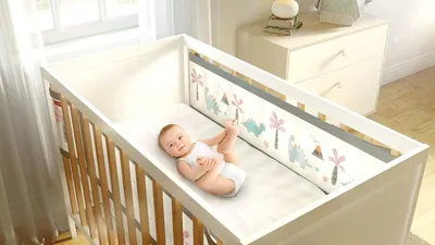 Image de Tour de lit en maille respirante - Sûr et confortable - Enfants