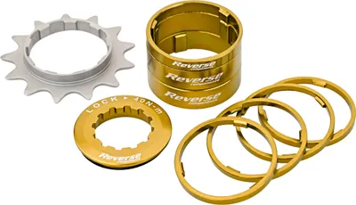 Produktbild von Reverse Components Hg Single Speed Kassette Golden 1s / 13-13t Golden 1s