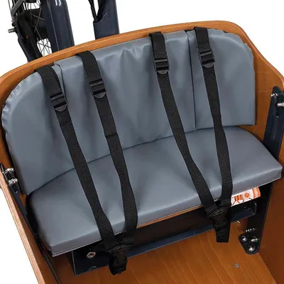 Obrázek produktu pro Babboe HWWX-0454 Cargo Bike Cushion sedák a opěrka pro cargo kola hippo grey HWWX-0454