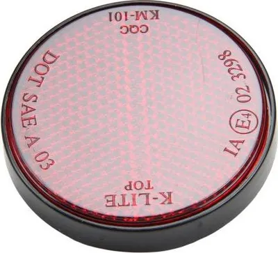 Immagine prodotto di Riflettore 55 mm rotondo rosso avvitabile - Citomerx