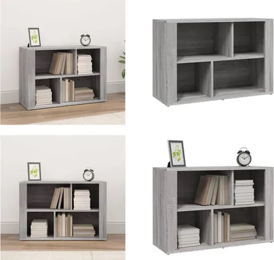 Produktbild von vidaXL Sideboard Grau Sonoma 80x30x54 cm Holzwerkstoff - Sideboard - Sideboards - Schrank - Lagerschrank