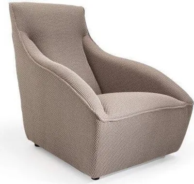 Immagine prodotto di Elegante poltrona da club con rivestimento in velluto per soggiorni eleganti