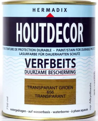 Productafbeelding van Holzdekor 656 transparent grün 750 ml Hermadix