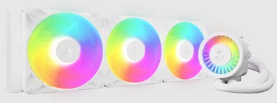 Produktbild von ARCTIC Liquid Freezer III Pro 420 A-RGB (White) - Multikompatibler All-in-One CPU-Wasserkühler mit A-RGB, All-in-One-Flüssigkeitskühler, 14 cm, 400 RPM, 2500 RPM, 186 m³/h, Weiß
