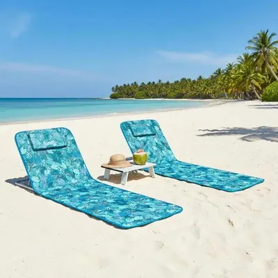 Produktbild von 3-teilige Strandstuhlmatte mit 2 Liegen und Tisch