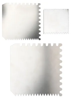 Imagen del producto de 3 raspadores de arcilla dentados, rascadores de acero inoxidable multifunción para modelar y texturizar esculturas de cerámica