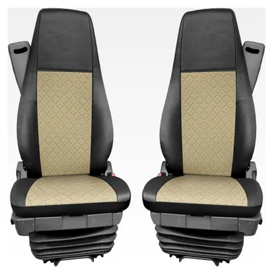 Produktbild von Sitzbezüge für Scania R/Beige Sitzauflagen Schonbezüge  1+1 für LKW