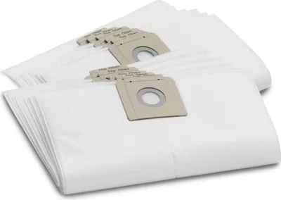 Produktbild von Kärcher 10x Vliesfiltertüten 3-lagig T10/1 + T12/1