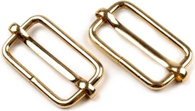 Produktbild von 10 Regulatoren 13x25mm Gurtschieber Stegschnalle Schiebeschnalle Gurtversteller