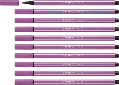 Produktbild von STABILO Premium-Filzstift - Pen 68 - 10er Pack - pflaume