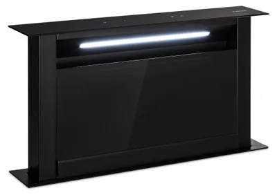 Produktbild von Klarstein Downdraft-Dunstabzugshaube 90cm, versenkbare Abluft/Umluft-Dunstabzugshaube, 714 m³/h mit Boost-Modus, 8 Modi, LED-Licht, Timer, leise, ohne Rohr, Schwarz 60 cm