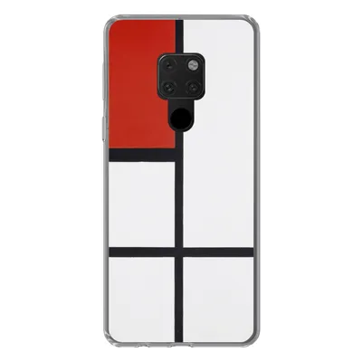 Produktbild von MuchoWow® Handyhülle Schutzhülle Hülle für Huawei P40 Lite Komposition - Piet Mondrian Silikon Softcase Handy Hülle - Handy