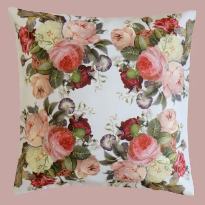 Produktbild von Kissenhülle 40 x 40 cm mit Druckmotiv Rosen 40 x 40 cm Kissenhülle