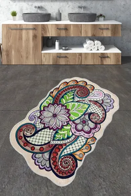 Image de Mijolnir, Forme- CHL5204, Multicolore, Tapis de bain, 700 g/m², 100 % POLYESTER