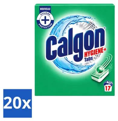 Produktbild von 20 x Calgon Entkalker - 17 Tabs - 221 g - Vorteilspackung - 20 Stücke