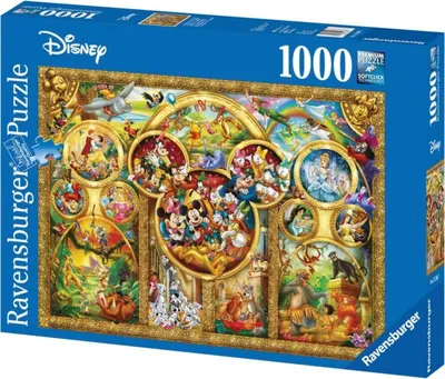 Produktbild von 1000 Teile Ravensburger Puzzle Die schönsten Disney Themen 15266