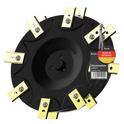 Produktbild von beos® Premium Mähroboter Tuning-Messerteller – Kompatibel mit Mammotion LUBA2 AWD (ab BJ 2025) - 2x Messerteller für 8x Klingen -  Germany