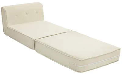 Produktbild von HOMCOM Bodensofa 2-in-1 Klappbar Schlafsofa mit Kordoptik für Wohnzimmer