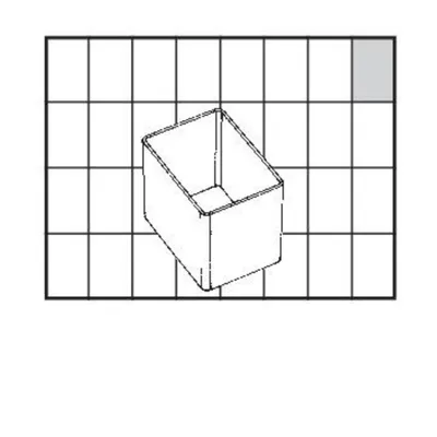 Produktbild von raaco Einteilungsset 16tlg. transparent Breite 39 x Tiefe 55 x Höhe 47mm für Art. -Nr.871325-871332 - 105347