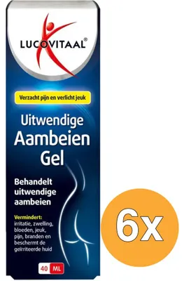 Produktbild von 6x Lucovitaal Salbe gegen Hämorrhoiden (40 ml)