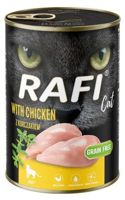 Immagine prodotto di RAFI Cat Adult con pollo - cibo umido per gatti - 400g