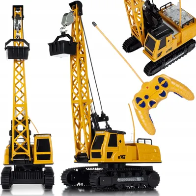 Obrázok produktu pre Žeriav Na Diaľkové Ovládanie Pre Deti S Diaľkovým Ovládaním 49 Cm Abs 680° Otáčanie