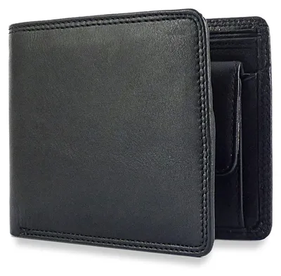 Obrázek produktu pro Visconti pánská peněženka z přírodní kůže černá RFID 11,5 x 9,5 cm