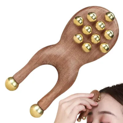 Produktbild von Holzmassagegerät für Gesicht, zur Straffung und Konturierung