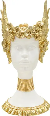 Zdjęcie produktu dla FURNLUX Wall art Triby Gold 125cm / Kolor główny: złoty / Wymiary: 125 x 69 x 6 cm
