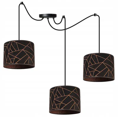 Immagine prodotto di Lampada a sospensione Spider in rame – Lampada a sospensione moderna con paralume Lampada da soffitto di design